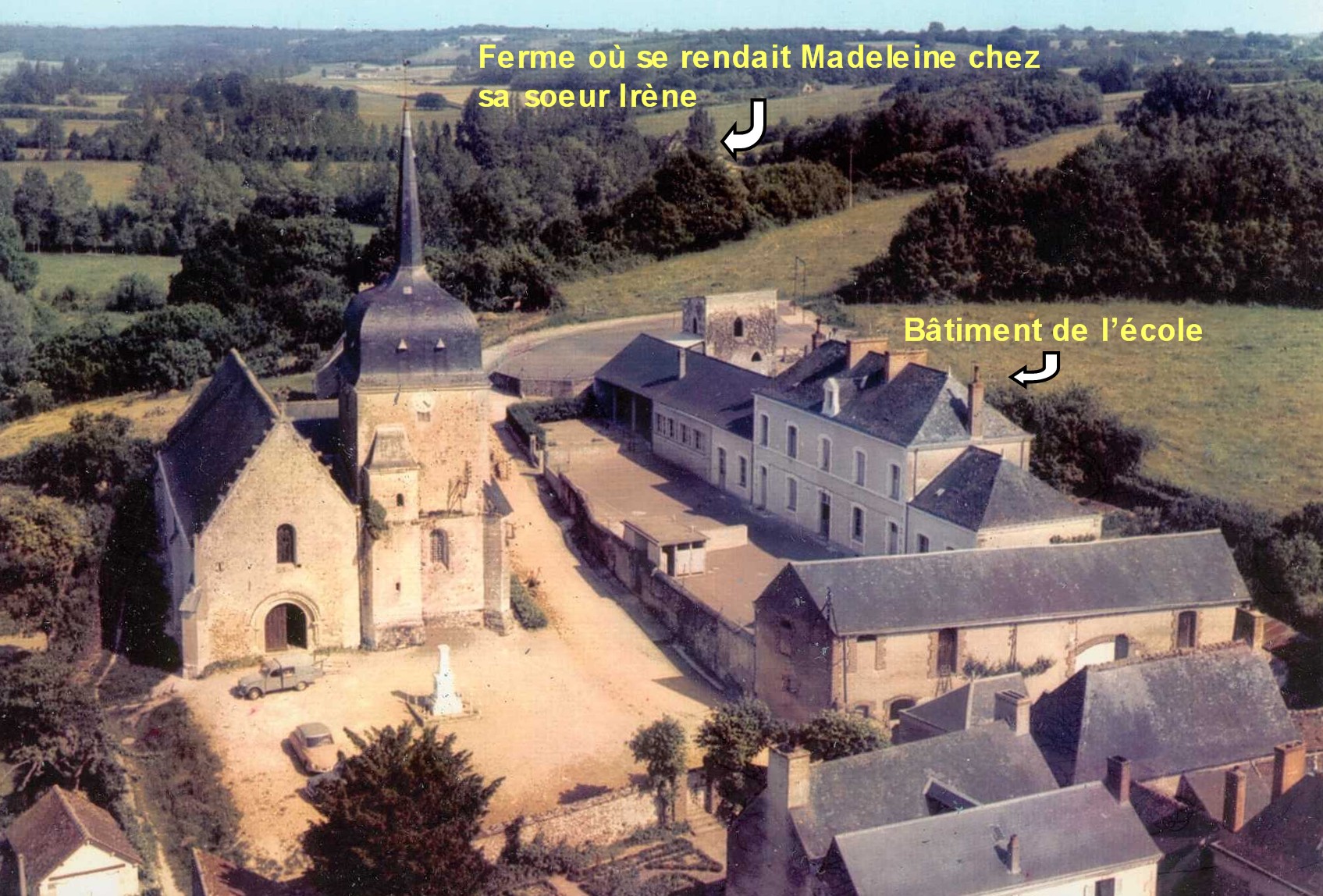 Le bois qu'il fallait traverser pour aller chez Irène