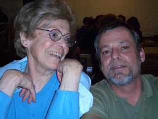 Maman et moi à la cidrerie