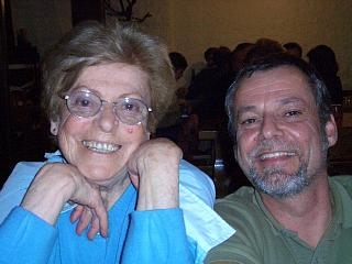 Maman et moi à la cidrerie